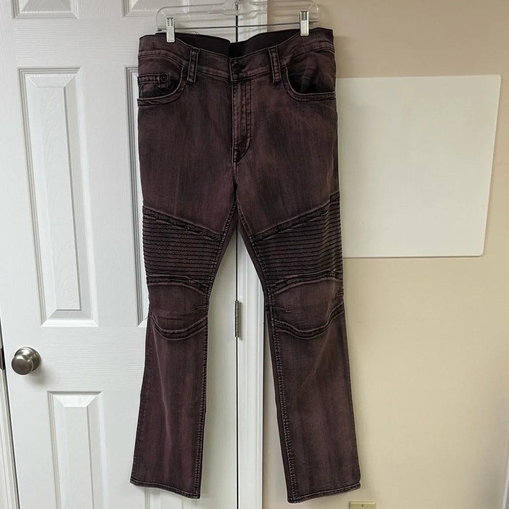 True Religion Geno Slim Moto Jeans